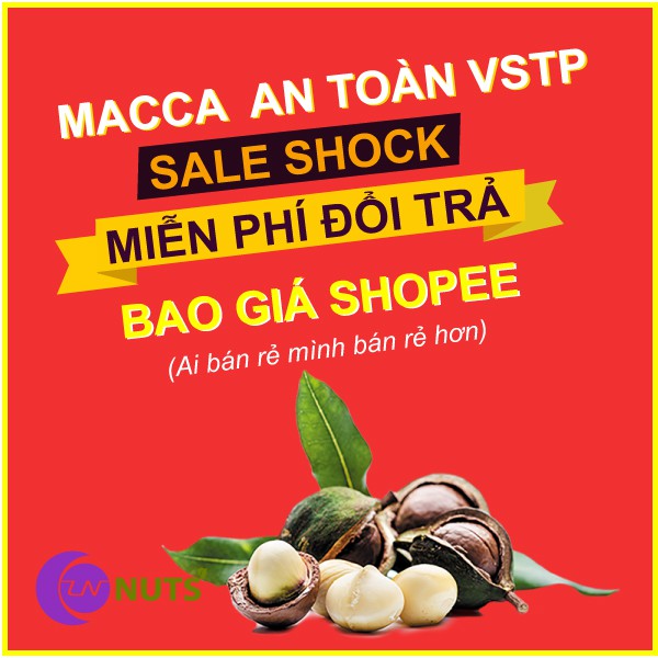 Hạt Macca 3kg loại 1 (Macadamia) Đắc Lắc hàng đại trà
