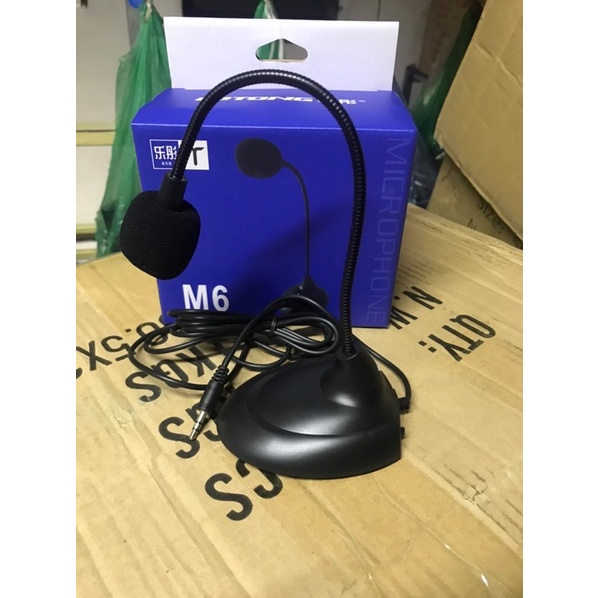 Microphone Salar M6 - Micro Thu Âm Dùng Cho Máy Tính - Mic