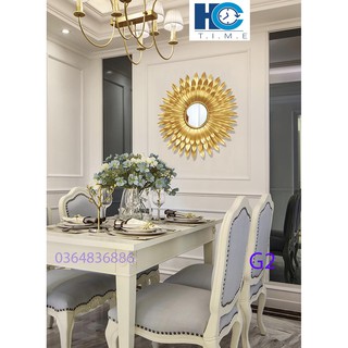 Gương treo tường trang trí nghệ thuật decor G2 kích thước 80x80 cm