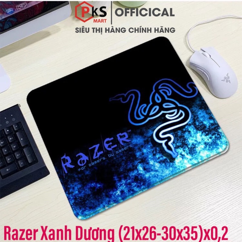 Pad Chuột, Lót Chuột RAZER - ONE PIECE - AUS (21x26,30x35)x0,2cm May Bo Viền, Loại A+ In Sắc Nét Không Phai Màu Bền Đẹp