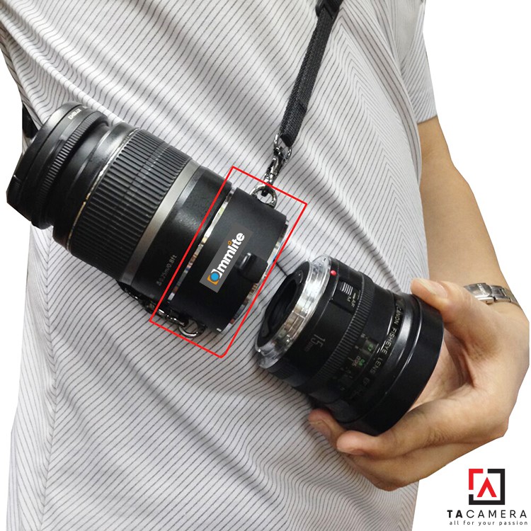 Lens HOLDER - Đế Gắn 2 Lens Thao Tác Nhanh for Canon/Nikon/Sony