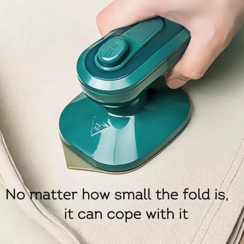 Bàn ủi hơi nước cầm tay 33W Màu Xanh