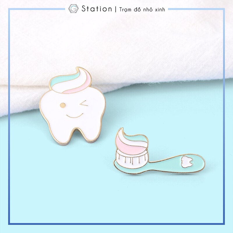 Pin cài áo ngành nha khoa răng miệng baby tooth - GC482