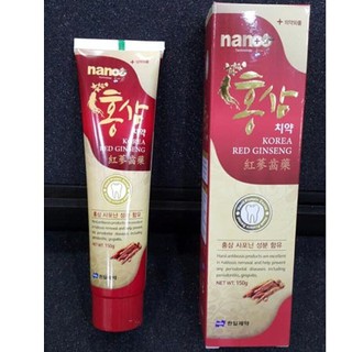 SIÊU KHUYẾN MẠI: 2 HỘP KEM ĐÁNH RĂNG HỒNG SÂM CAO CẤP HÀN QUỐC