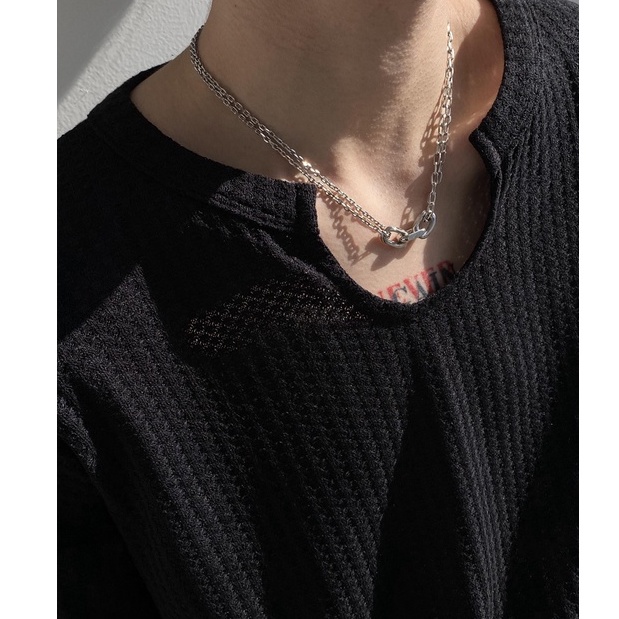 Áo phông nam dáng rộng thời trang cho cả nam và nữ áo thun tay dài korean youth fashion áo thun dệt kim tay dài ；áo dài tay nam v-neck áo dài tay unisex áo bóng chày