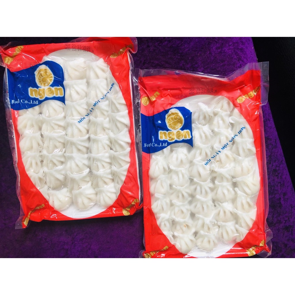 1kg há cảo Ô Ngon nhân thịt ngon đóng khay thượng hạng