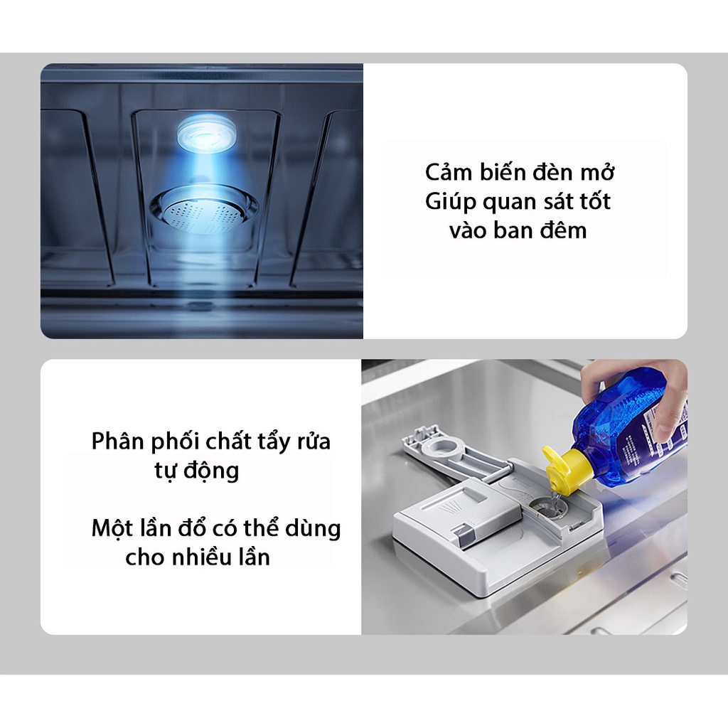 Máy rửa bát thông minh Mijia Viomi Trí Tuệ Nhân Tạo AI