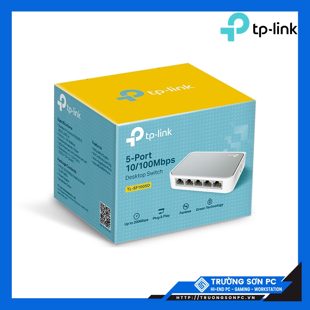 Switch Chia Mạng 5 Cổng TP-Link TL-SF 1005D 10/100Mbps