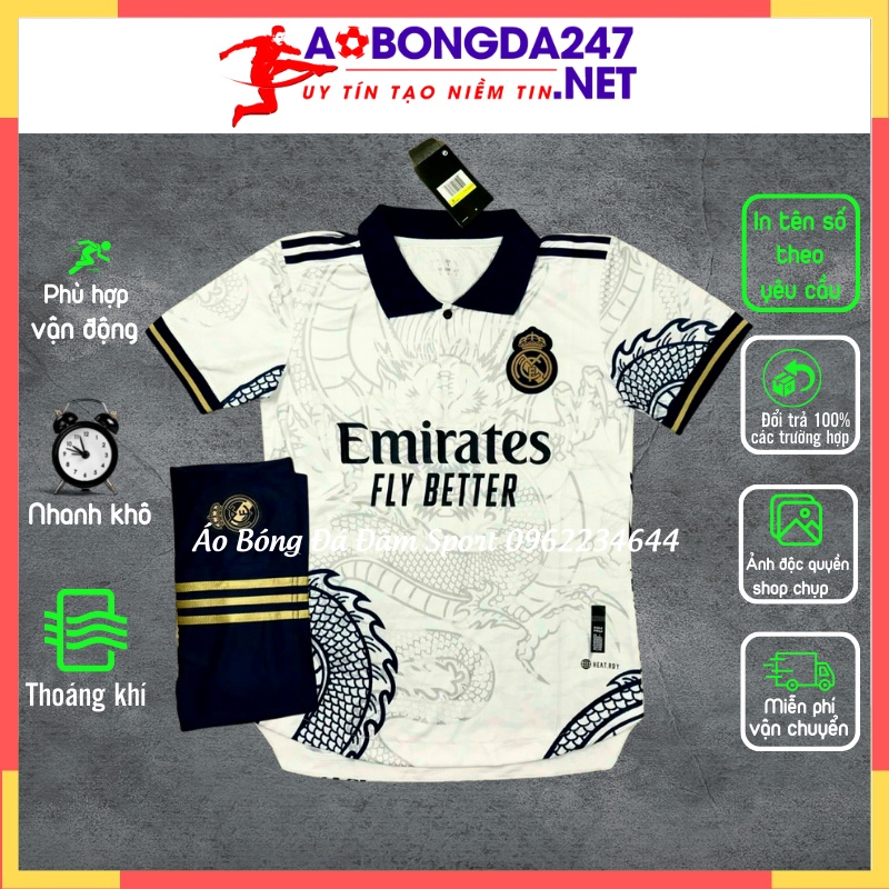 ÁO BÓNG ĐÁ REAL MARED BẢN PLAYER MẪU MỚI NHẤT 202122 , ÁO ĐÁ BÓNG ĐẸP HÀNG THÁI CAO CẤP- ĐÀM SPORT