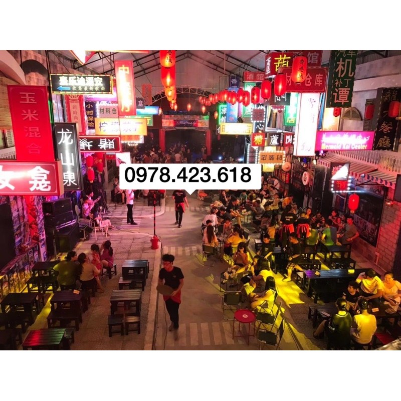 Đèn lồng in chữ Nhật Bản - Hồng Kông Trung Quốc  trang trí nhà hàng, lễ hội, khu du lịch, quán cafe ngoài trời