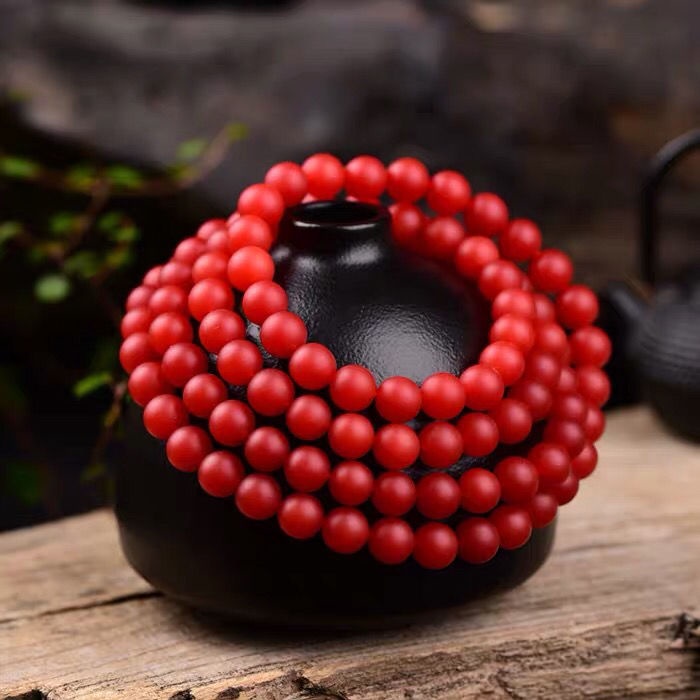 Vòng tay mã não đỏ Nam Bảo Sơn Vân chính hãng tự nhiên, chuỗi hạt nhiều vòng, quặng thô, hồng xiêm cho và nữw