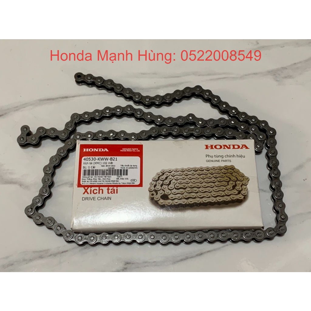 Sợi xích tải - dây sên HONDA WAVE S110, RS110, DREAM 110, RSX110 AT . 40530KWWB21