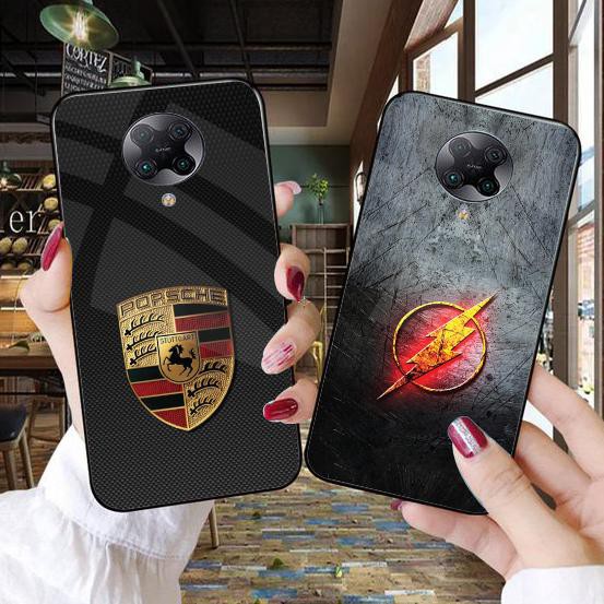 Ốp lưng cường lực Redmi K30 pro hình logo thể thao