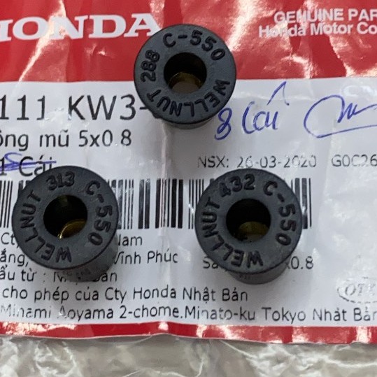 NÚT CAO SU ĐẦU SH Ý ZIN HONDA