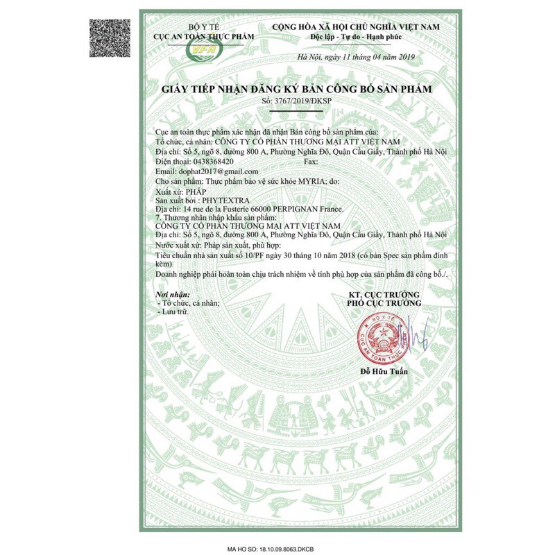 [ Hàng Chính Hãng ] Viên uống trắng da MYRIA của Pháp | BigBuy360 - bigbuy360.vn