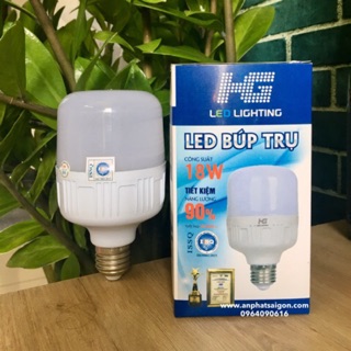 Đèn led tiết kiệm điện - Búp trụ - LED Bulb Trụ 18W HG chính hãng - Nhà phân phối
