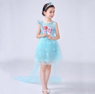 Váy elsa dài tay