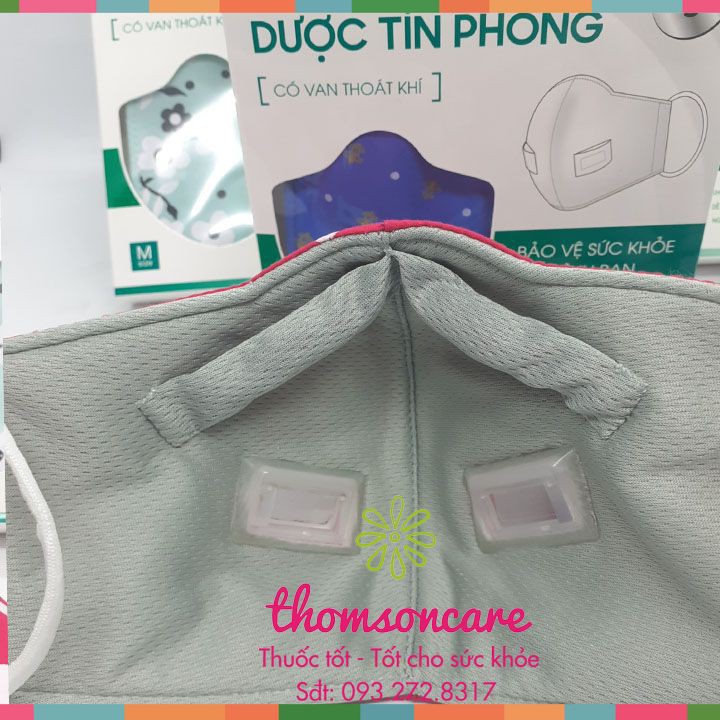Khẩu trang vải có van thoát khí và đệm mũi, dễ thở, kháng khuẩn y tế từ Nano bạc Safee | BigBuy360 - bigbuy360.vn