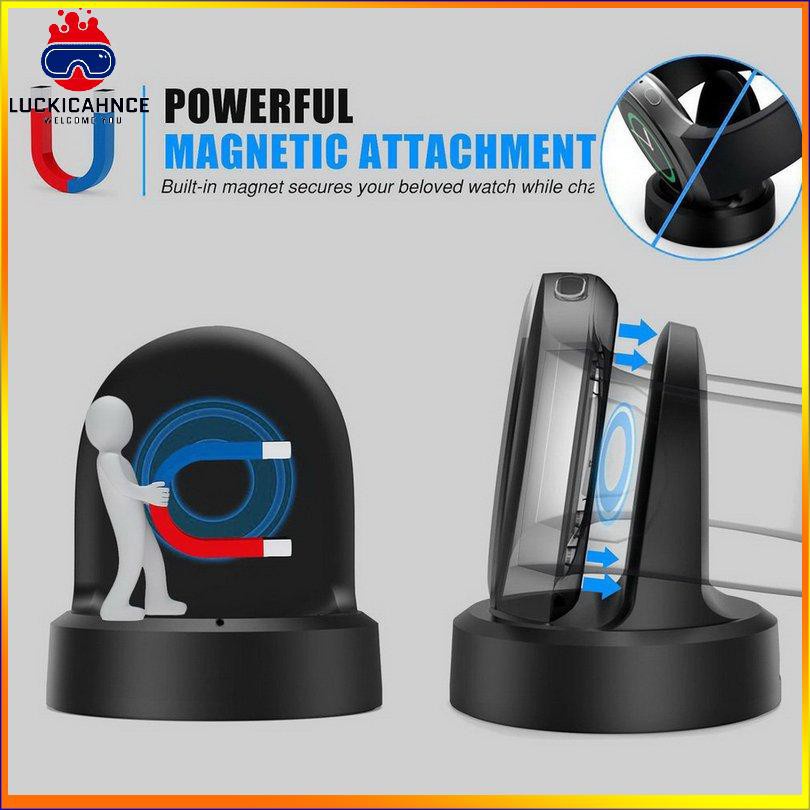 【J6】Wireless Charging Dock Magnetic Cradle Charger For Samsung Gear S3 Smart Watch