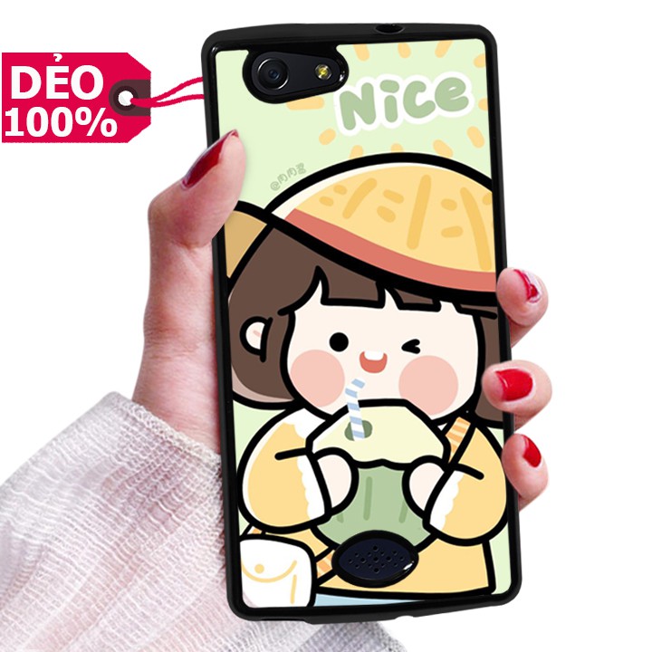 ỐP LƯNG OPPO NEO 5 (A31) / NEO 7 (A33) / NEO 7S HÌNH NỀN CUTE GIRL CHỐNG BẨN, TRẦY XƯỚC