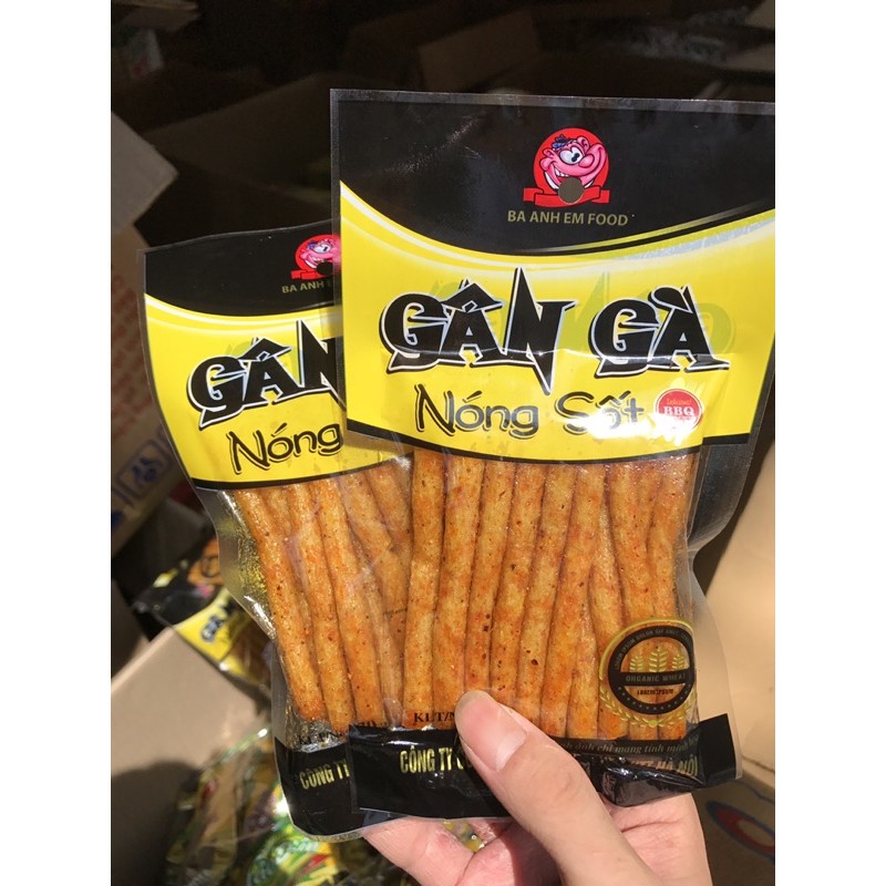 Set 5 gói Snack GÂN GÀ NÓNG SỐT