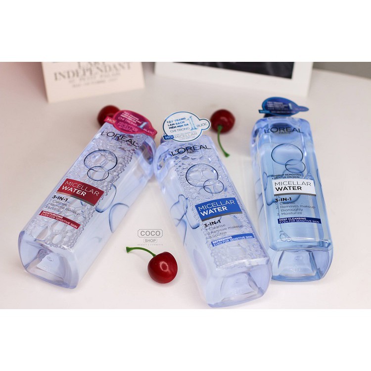 Nước Tẩy Trang, Nước Tẩy Trang Loreal - L'Oreal Paris 3-in-1 Micellar Water, Top 3 Nước Tẩy Trang Tốt Nhất | BigBuy360 - bigbuy360.vn