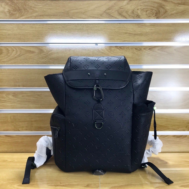 Balo thời trang cho nam Louis Vuitton Discovery LV da thật cao cấp dập logo thương hiệu và khoá kiểu mới tiện lợi