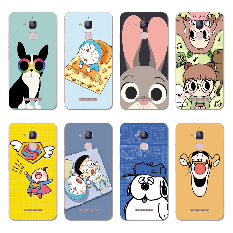 ốp điện thoại Silicone Tpu Mềm In Hình Doraemon Đáng Yêu Cho Asus Zenfone Live 3 Max Zc520Tl / Zc553Kl / Ze552Kl / Ze520Kl / Zc550Kl / Zb501Kl