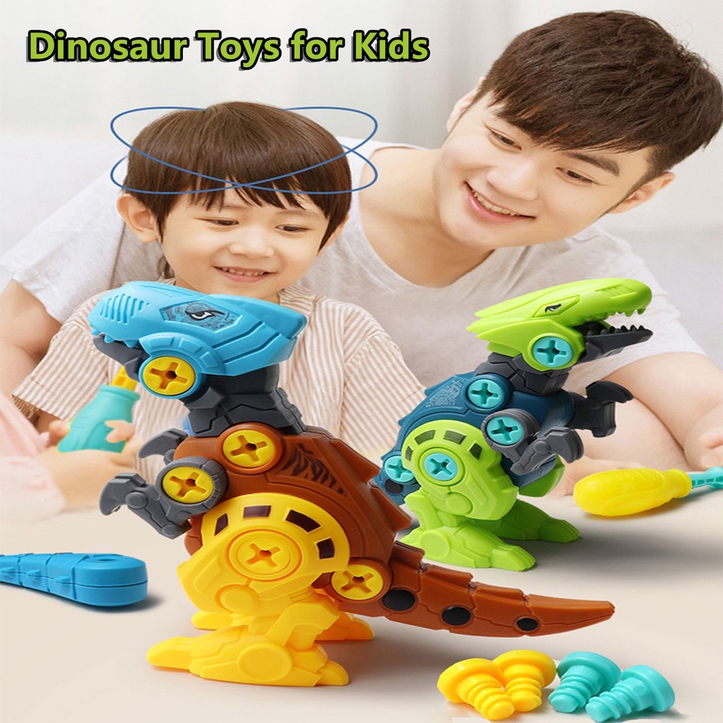 Đồ Chơi Mô Hình Khủng Long Tyrannosaurus Rex Sáng Tạo Kèm Tua Vít