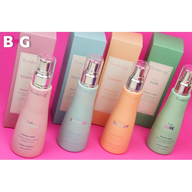 Xịt khoáng phun sương The Crème Shop's beauty water