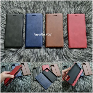 Bao da ốp lưng da iphone 11 11 pro 11 pro max 12 12 pro 12 pro max 13 13 pro 13 pro max hàng cao cấp nam châm hít cạnh