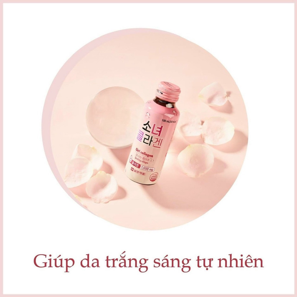 Girl Collagen Hàn Quốc 100ml x 10 lọ Chnh hãng Hapham Cosmetics