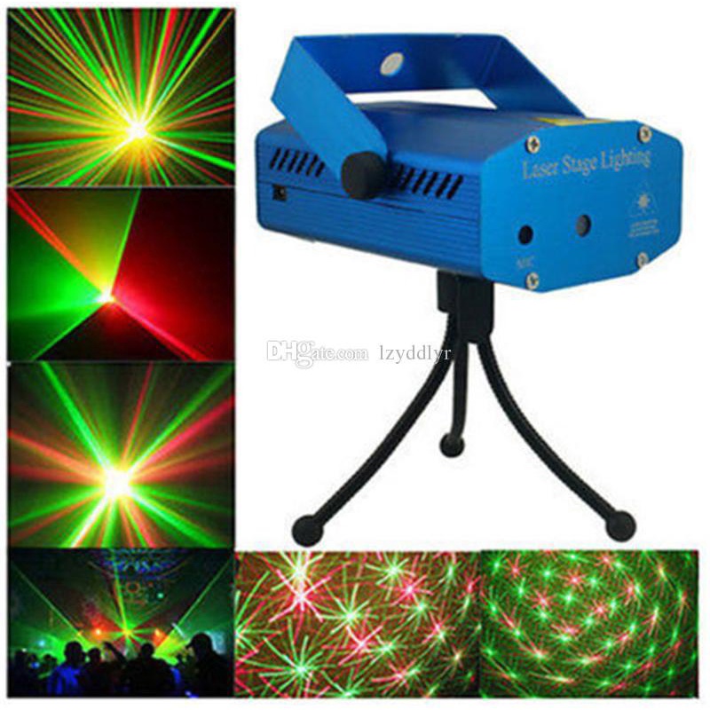 Đèn LAZER LIGHTING Mini Sân Khấu Nhiều Màu - Đèn LED Trang Trí Phòng Bay, Phòng Karaoke Vũ Trường Cảm Biến Theo Nhạc