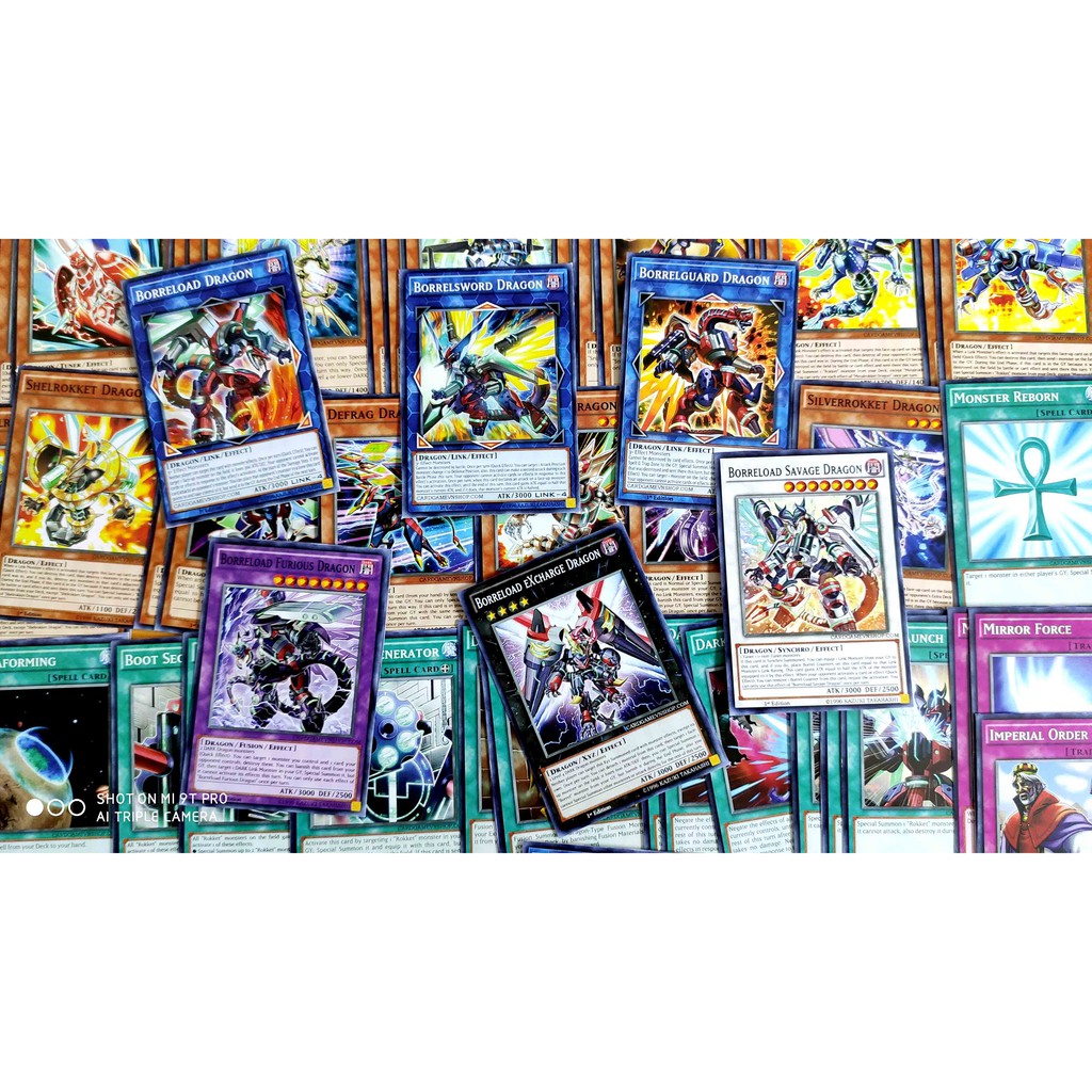 Bài Yugioh ❤️FREESHIP❤️ Thẻ bài Yugioh Rokket Varis deck 54 lá