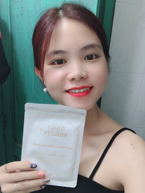 Trải Nghiệm Mặt Nạ Nhau Thai Cừu Hàn Quốc