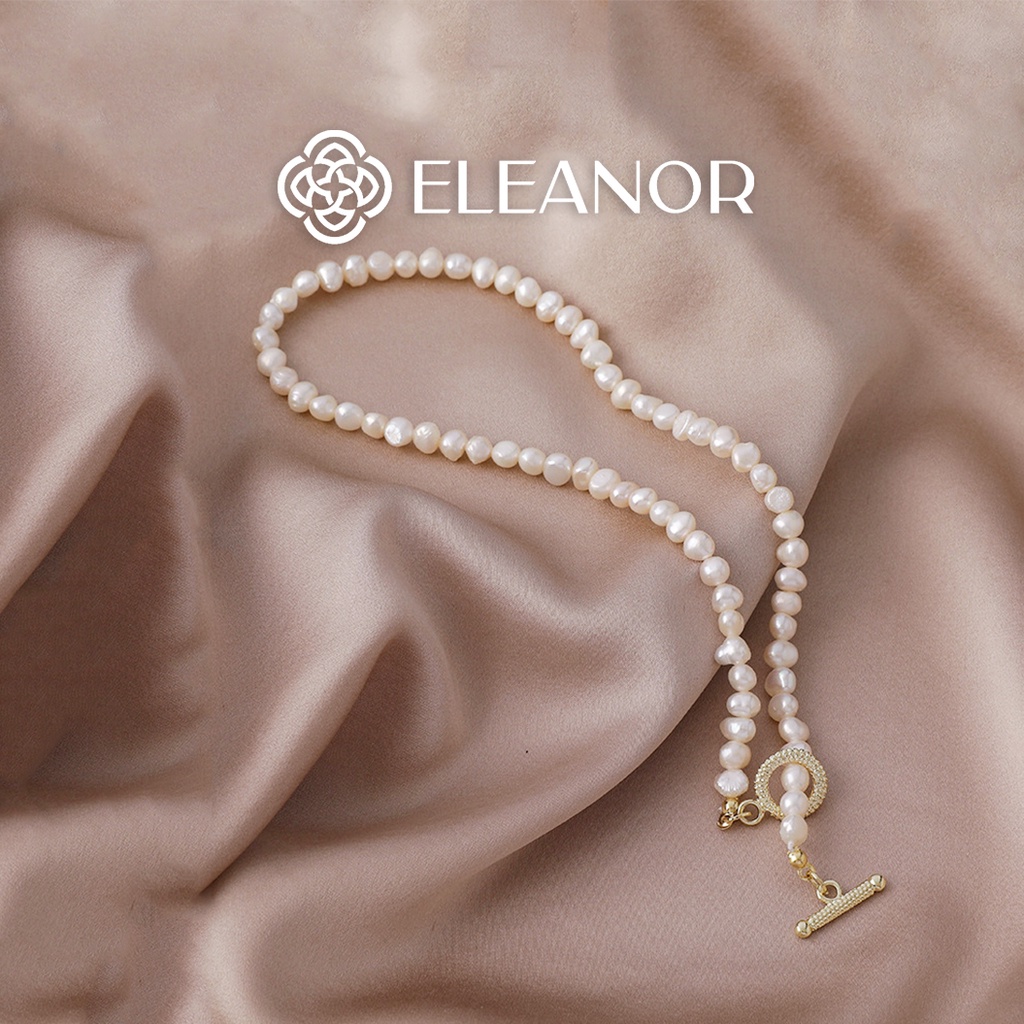 Dây chuyền nữ ngọc trai nhân tạo Eleanor Accessories chocker dạng chuỗi hạt phụ kiện trang sức 0777