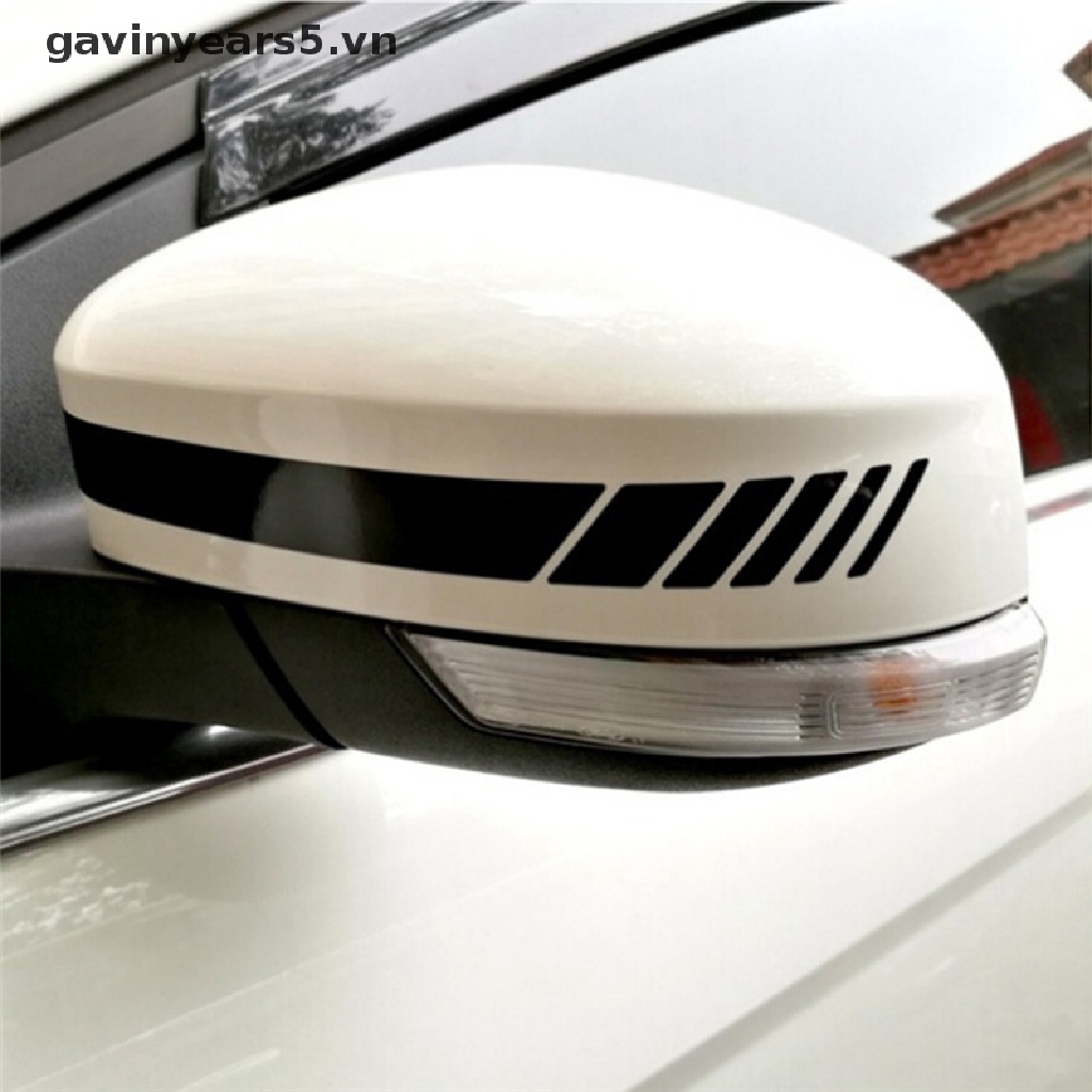 Sticker Vinyl Phản Quang Dán Trang Trí Gương Chiếu Hậu Xe Hơi DIY