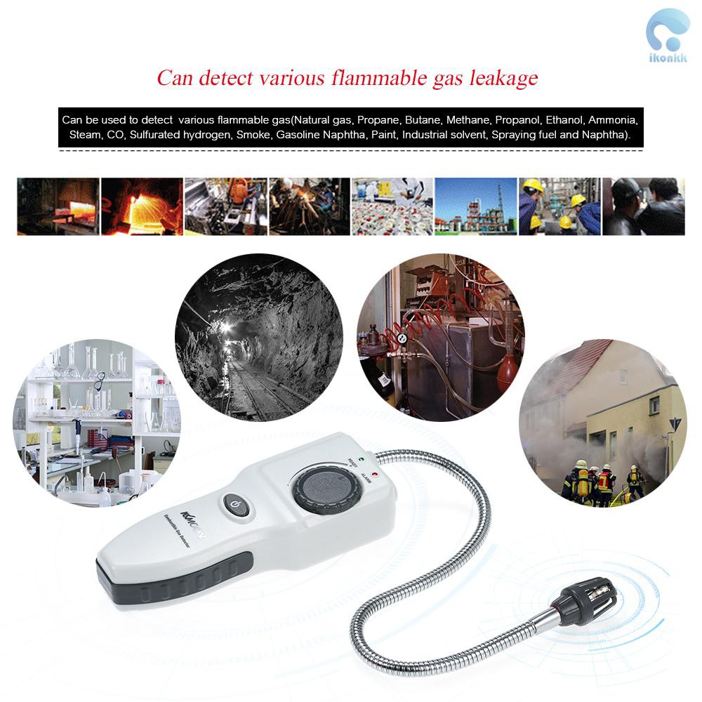 Dụng Cụ Kiểm Tra Rò Rỉ Khí Gas Có Đèn Và Chuông Báo