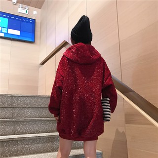 hoodie nhũ lấp lánh