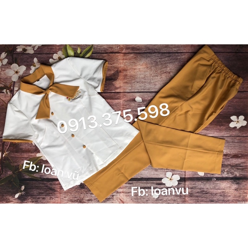 Đồng phục spa kèm thêu logo