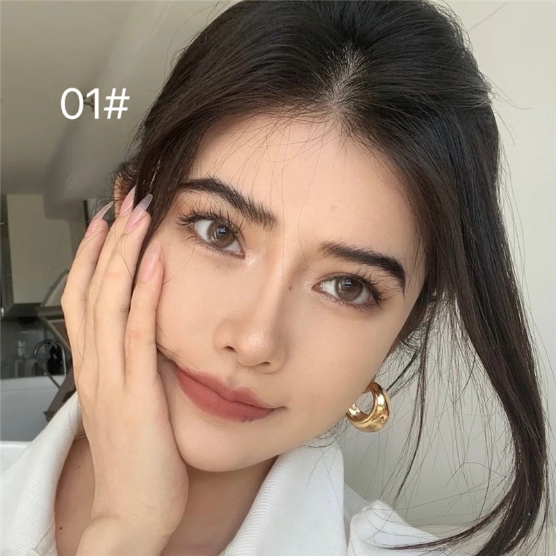 Bút kẻ lông mày ABPOPA thiết kế hai đầu xoay được tiện dụng