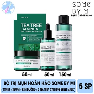 Bộ Ngừa Mụn Hoàn Hảo Some By Mi AHA-BHA-PHA Dành Cho Mọi Loại Da