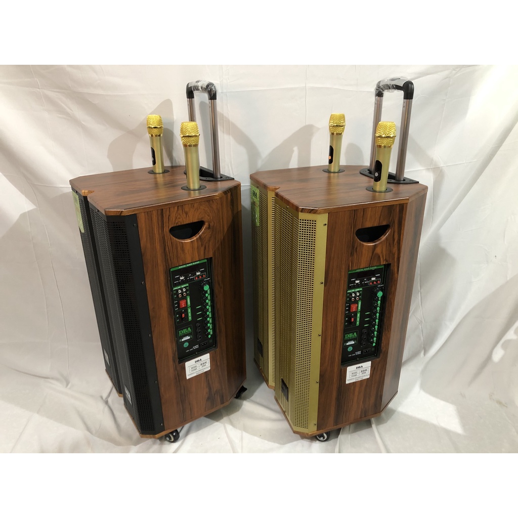 LOA KÉO ĐỈNH CAO DBA K88 BA ĐƯỜNG TIẾNG, BO MẠCH CHỐNG HÚ KÈM 2 MÍC KIM LOẠI UHF XỊN SÒ