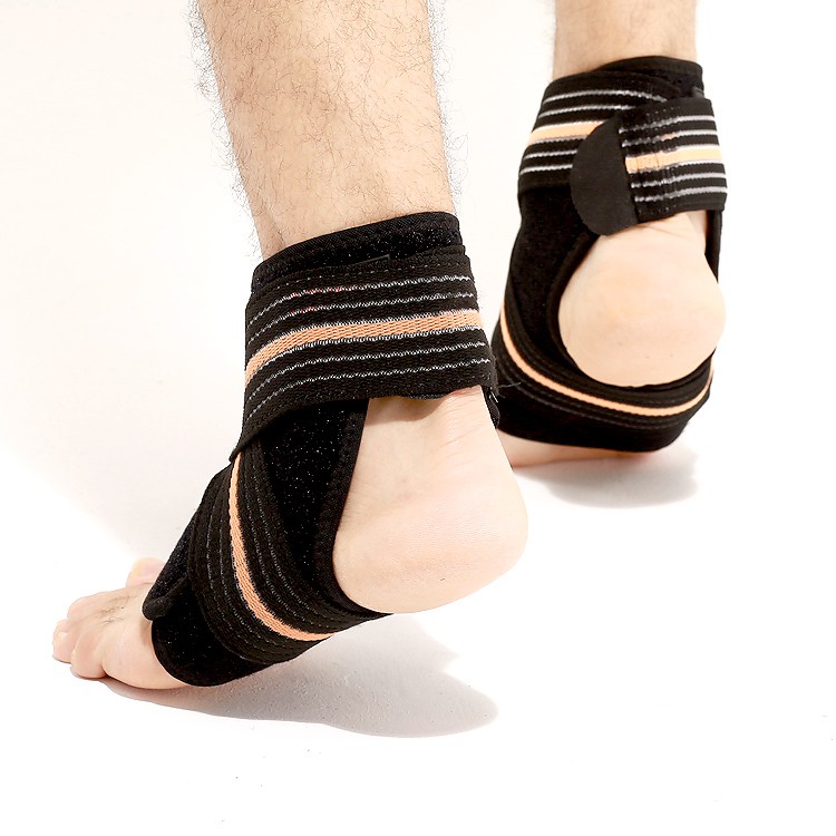 1 cái băng quấn cổ chân sọc giữa vải thun chuyên dụng,Giảm thiểu chấn thương vùng cổ chân (sơ mi) trong các môn thể thao