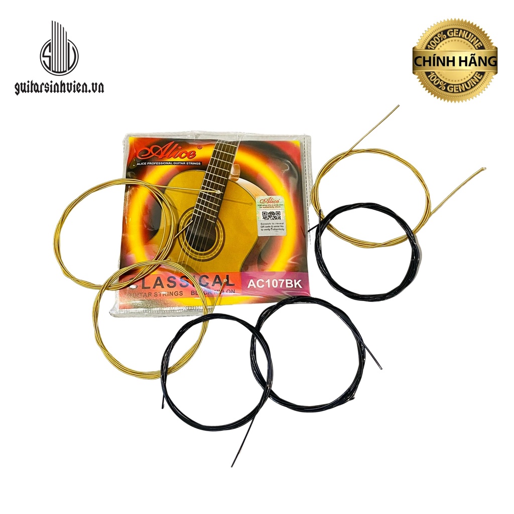 Dây Đàn Guitar Classic Lẻ Số 1,2,3,4,5,6, Dây Đàn Lẻ Nilon Chất Lượng Alice A107