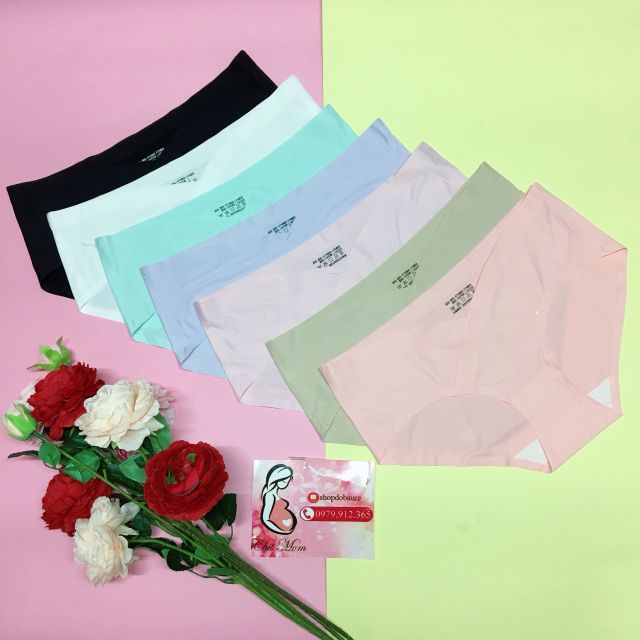 Quần lót bầu sau sinh cạp chéo su đúc loại I, mát, mềm, mịn (size từ 40 đến 85kg) - 𝐐𝐋𝟎𝟐