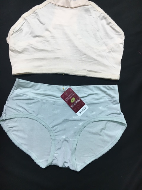 Set 10 Quần lót nữ Thịnh Phát lưng cao, quần chíp nữ cotton