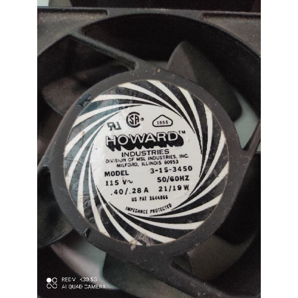 Fan 12cm Mỹ xương nhôm 115VAC