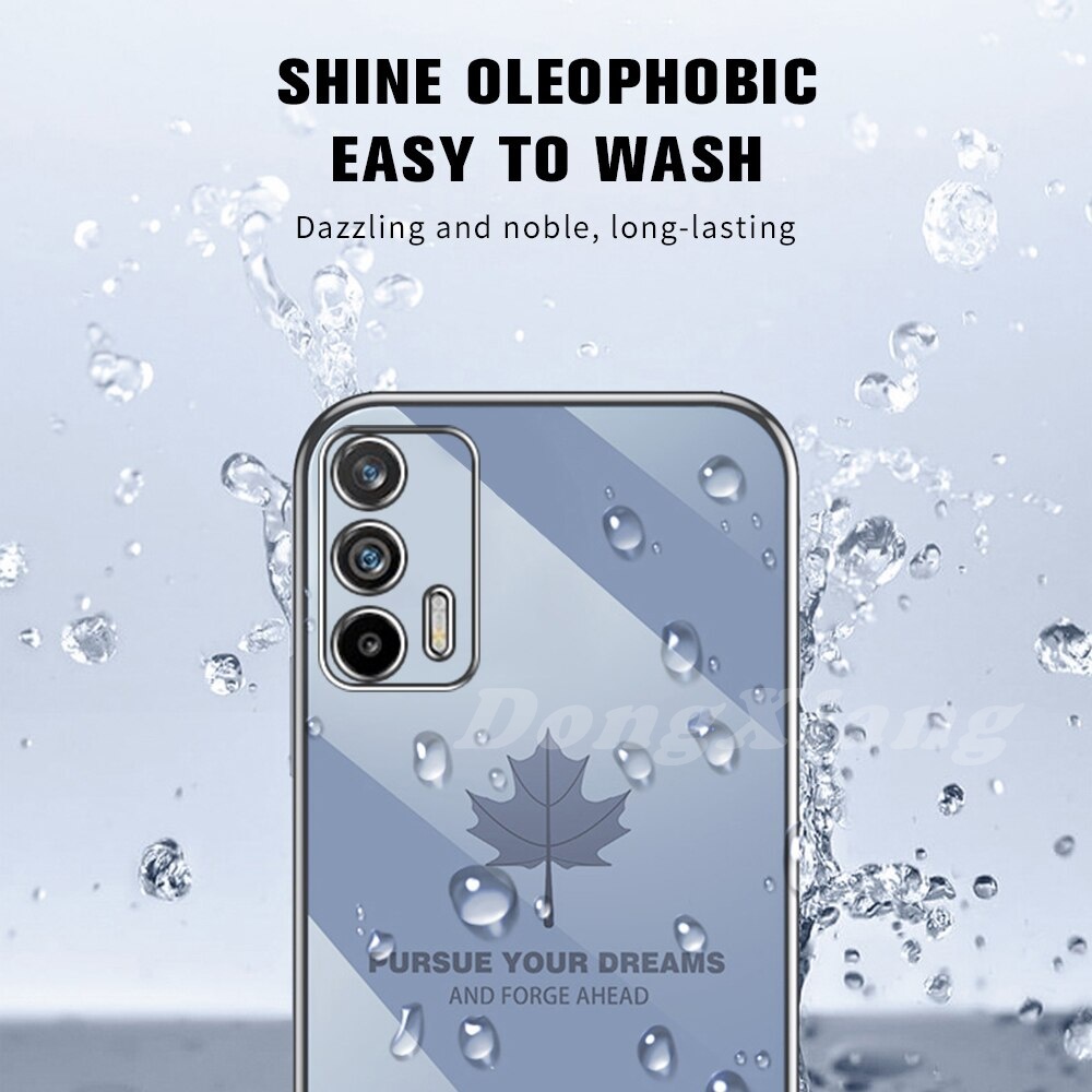 Ốp Điện Thoại Mềm Họa Tiết Lá Phong Cho Oppo A57 2022 A16 A54 A15 A15S Reno 6 5G Reno5 A53 A3S A5S A5 A9 A7 A12 A52 A92 A16