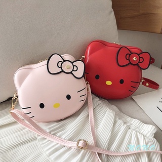Túi đeo vai đựng điện thoại hình mèo hello kitty dễ thương cho nữ